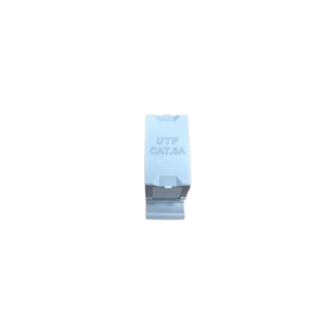 Adaptador RJ-45 H-H CAT6A UTP para carril DIN