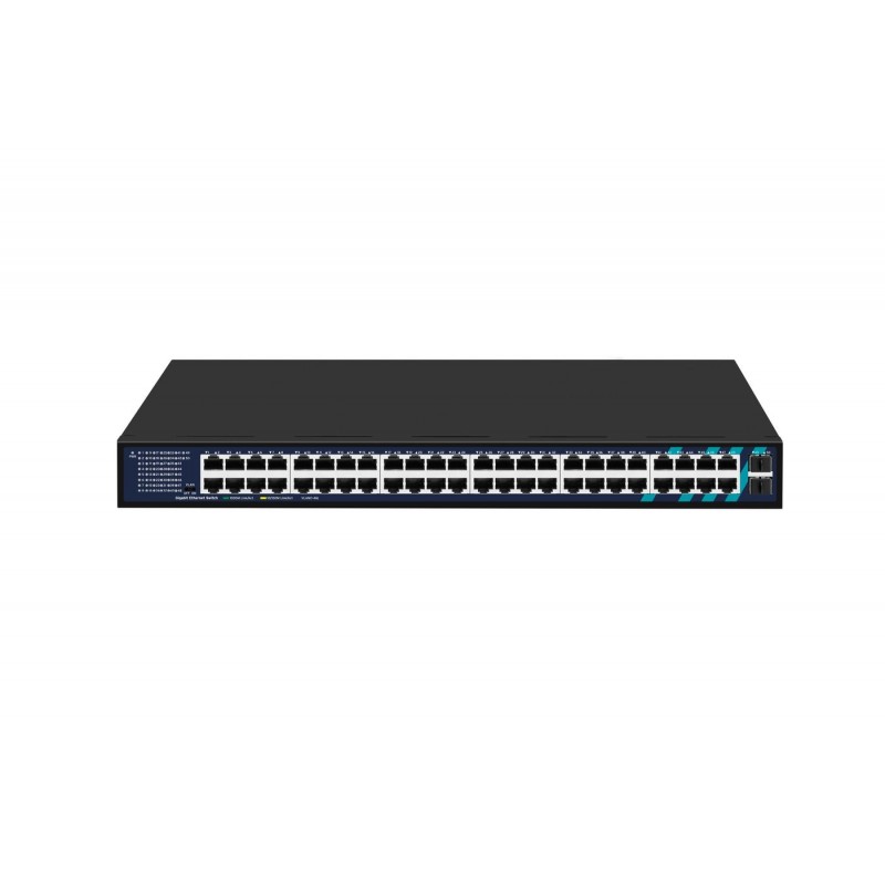 Switch 48 Puertos GIGABIT para RACK 19" 10/100/1000 Mbps