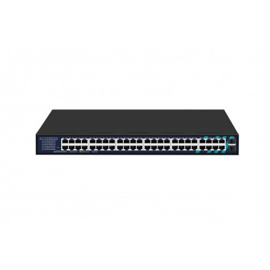 Switch 48 Puertos GIGABIT para RACK 19" 10/100/1000 Mbps