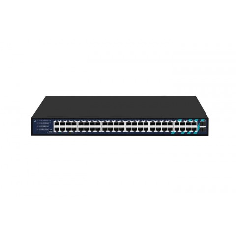 Switch 48 Puertos GIGABIT para RACK 19" 10/100/1000 Mbps