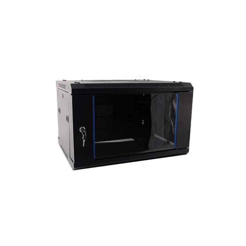 RACK Mural de 19  x 6U x 450  Laterales desmontabl
