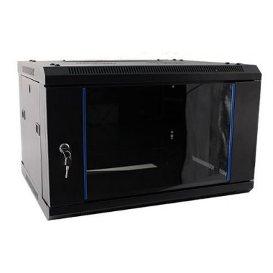 RACK Mural de 19  x 6U x 450  Laterales desmontabl