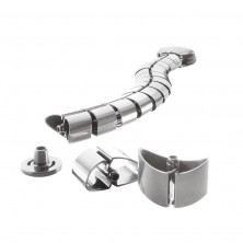 Pasacables de vertebras de suelo a mesa. PLATA