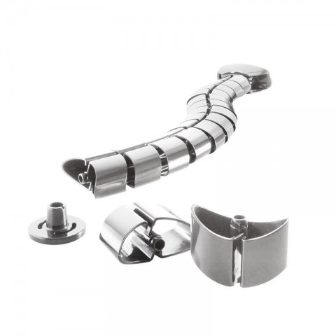 Pasacables de vertebras de suelo a mesa. PLATA