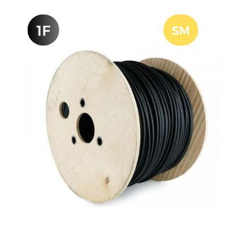 Cable F.O. SM de 1 Fibra 9/125 Interior G657 (Rojo) type Diel. LSZH