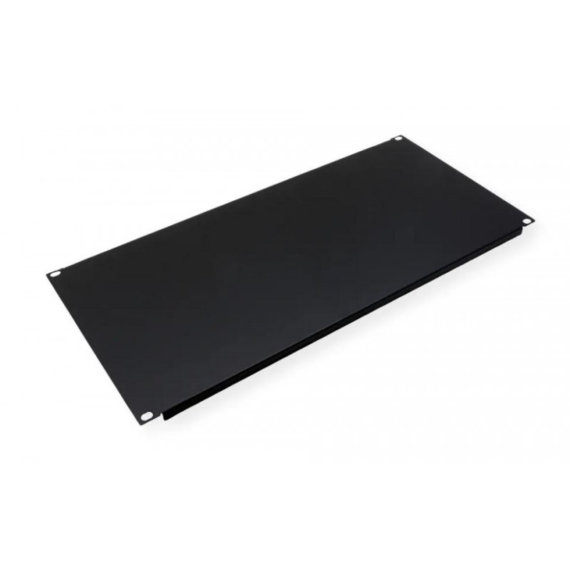 Panel 19" x 5U Ciego Negro