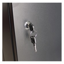 RACK Mural de 19" x 18U x 450. Laterales desmontables. Color Negro