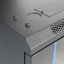 RACK Mural de 19" x 18U x 450. Laterales desmontables. Color Negro