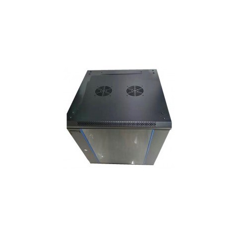 RACK Mural de 19" x 18U x 450. Laterales desmontables. Color Negro