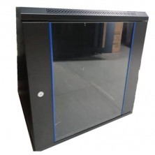RACK Mural de 19" x 18U x 450. Laterales desmontables. Color Negro