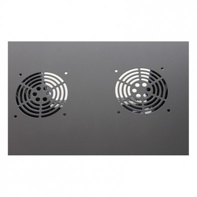 RACK Mural de 19" x 18U x 600. Laterales desmontables. Color Negro