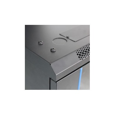 RACK Mural de 19" x 18U x 600. Laterales desmontables. Color Negro