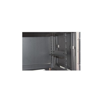 RACK Mural de 19" x 18U x 600. Laterales desmontables. Color Negro