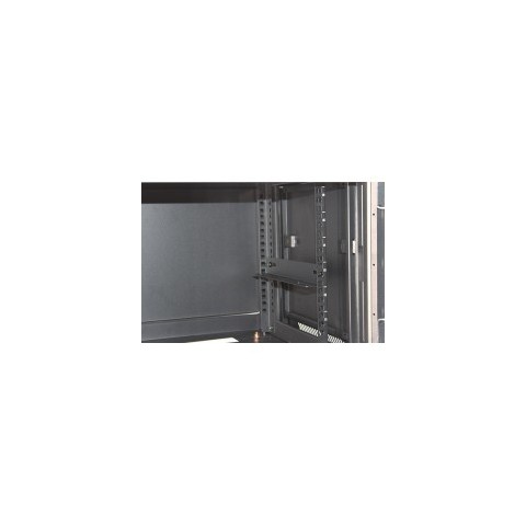 RACK Mural de 19" x 18U x 600. Laterales desmontables. Color Negro