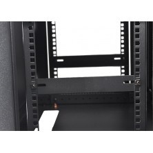RACK Mural de 19" x 18U x 600. Laterales desmontables. Color Negro