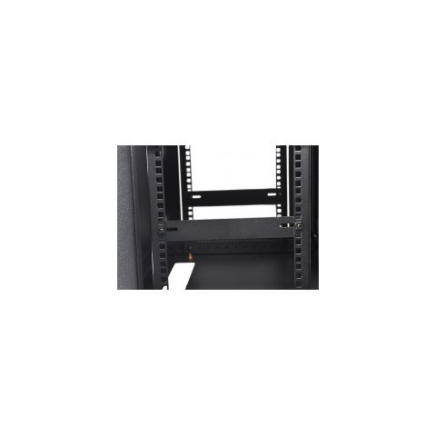 RACK Mural de 19" x 18U x 600. Laterales desmontables. Color Negro