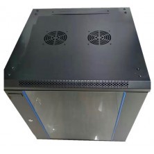 RACK Mural de 19" x 18U x 600. Laterales desmontables. Color Negro