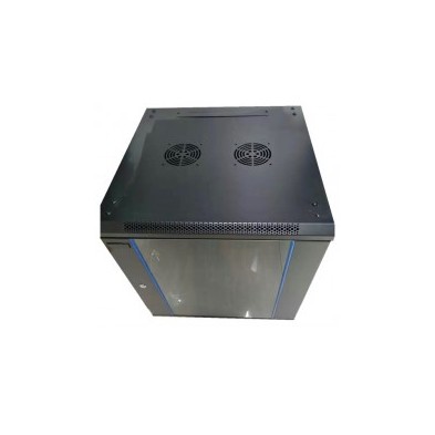 RACK Mural de 19" x 18U x 600. Laterales desmontables. Color Negro