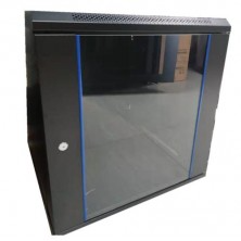 RACK Mural de 19" x 18U x 600. Laterales desmontables. Color Negro