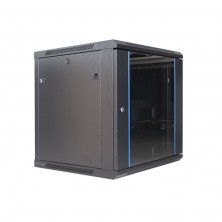 RACK Mural de 19" x 18U x 450. Laterales desmontables. Color Negro