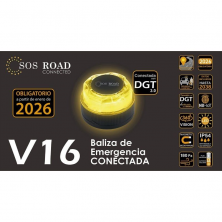 Luz baliza de emergencia para coche V16  Homologada DGT 3.0