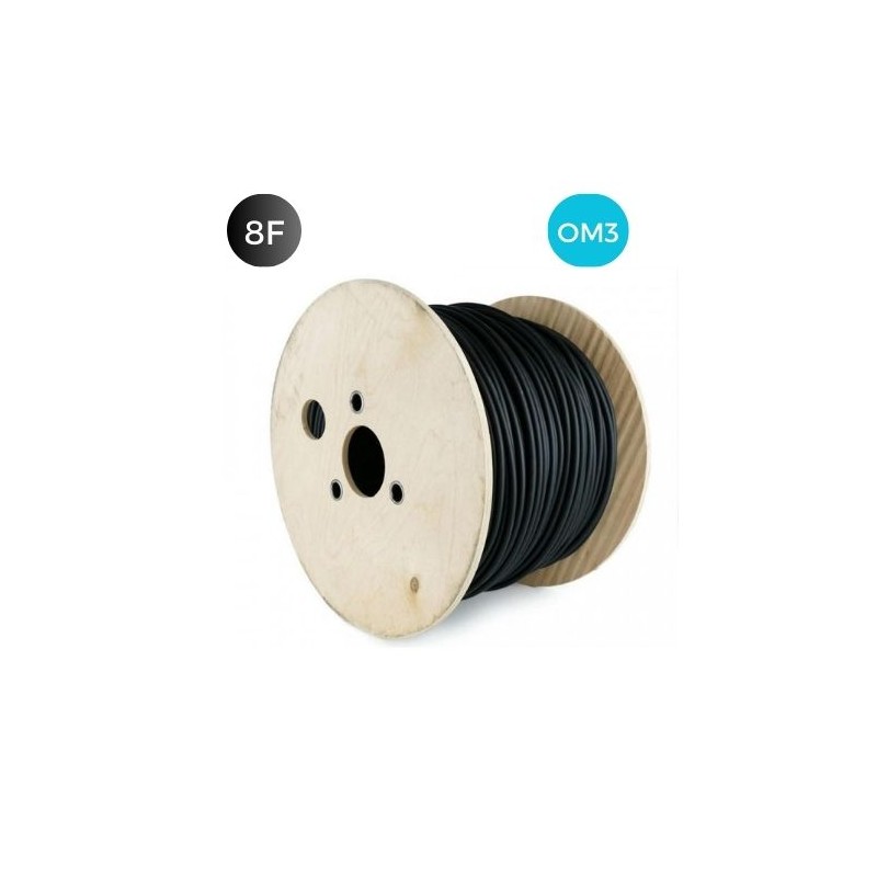 Cable F.O. MM 50/125 de 8 Fibras OM3 CPR Dca LSZH EXTERIOR Armadura Metálica.