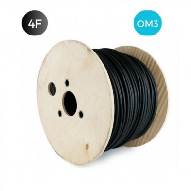 Cable F.O. 4 Fibras OM3 Dca LSZH EXTERIOR Arm. Metal.