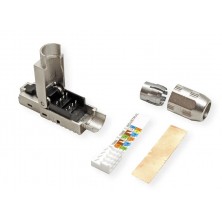 Conector RJ-45 Macho CAT6A FTP INDUSTRIAL Montaje SIN herramienta