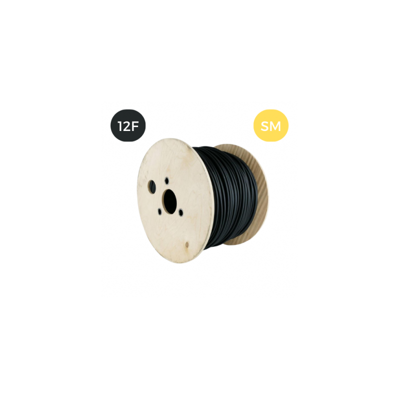 Cable F.O. SM de 12 Fibras EXTERIOR Dca LSZH Armadura Metálica