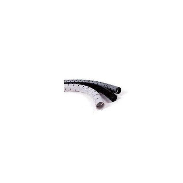 Cubrecables 25mm diámetro. NEGRO Rollo 20 metros