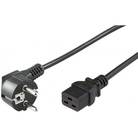 Cable alimentación C19 Hembra / Shucko Macho