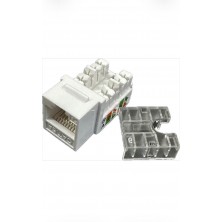 Conector RJ-45 HEMBRA CAT.6A UTP tipo 90º Keystone