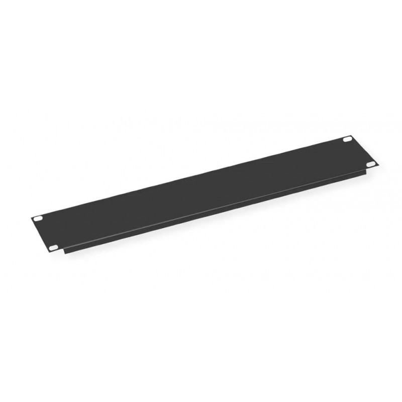Panel 19" x 2U Ciego Negro