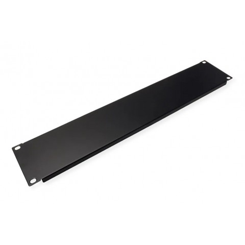 Panel 19" x 2U Ciego Negro