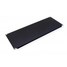 Panel 19" x 4U Ciego Negro