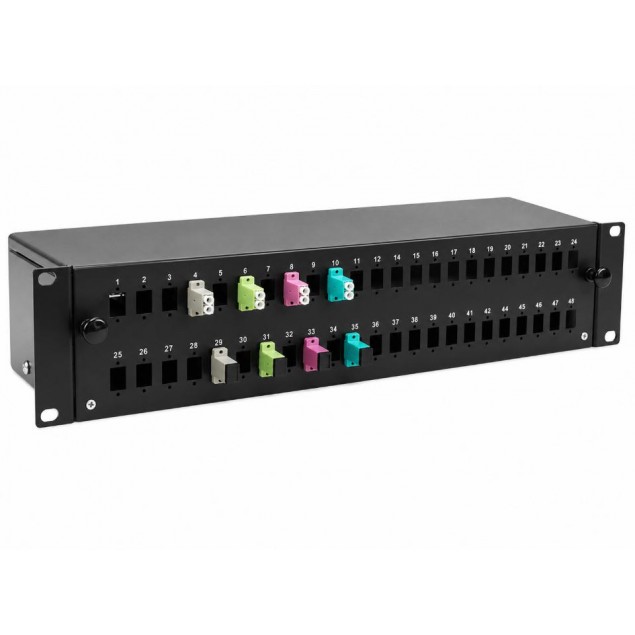 Bandeja 19" Extraíble para 48 SC-SIMPLEX (Incl. 4 Casetes)