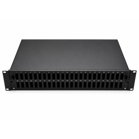 Bandeja 19"Extraíble para 48 SC-DUPLEX (Incl. 4 Casetes)