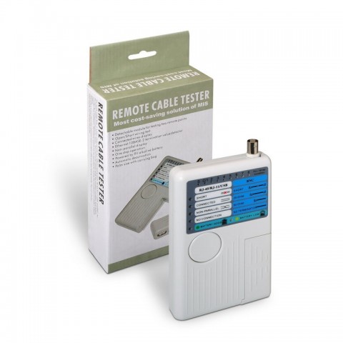 Tester para RJ11/RJ12/RJ45/BNC y USB