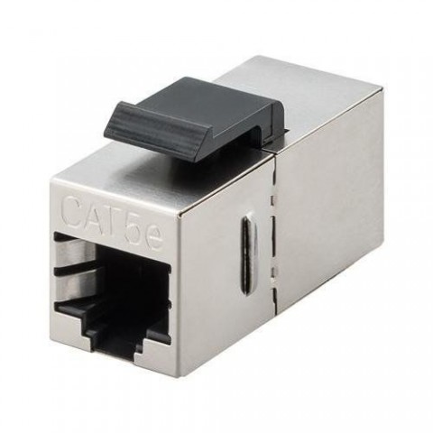 Conector RJ45 H-H CAT 5E FTP para panel