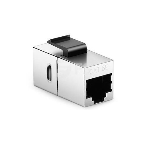 Conector RJ45 H-H CAT 5E FTP para panel