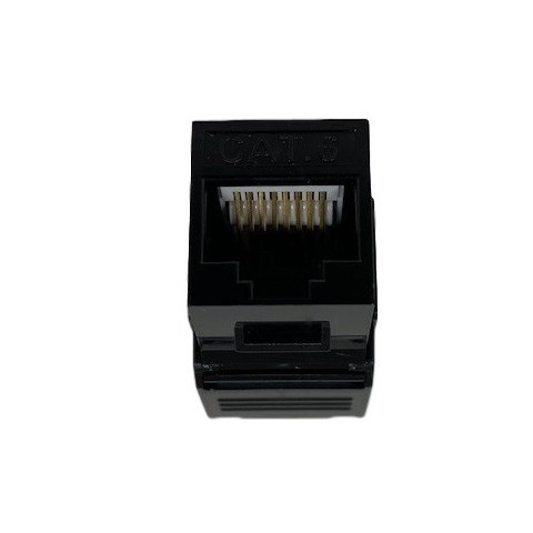 Conector RJ-45 HEMBRA CAT.6 UTP tipo 3M NEGRO 180º Keystone (Grimpado sin Herramienta)