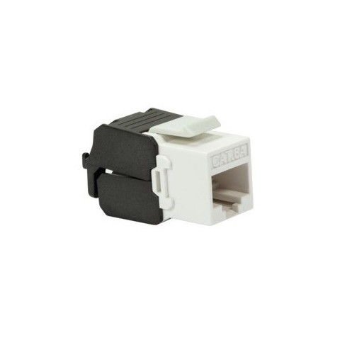 Conector RJ-45 Hembra CAT 6A UTP tipo 3M 180º Keystone (Grimpado sin Herramienta) tipo Tool-less