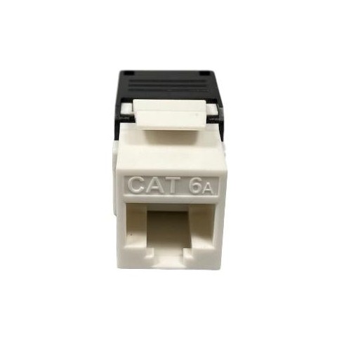 Conector RJ-45 Hembra CAT 6A UTP tipo 3M 180º Keystone (Grimpado sin Herramienta) tipo Tool-less