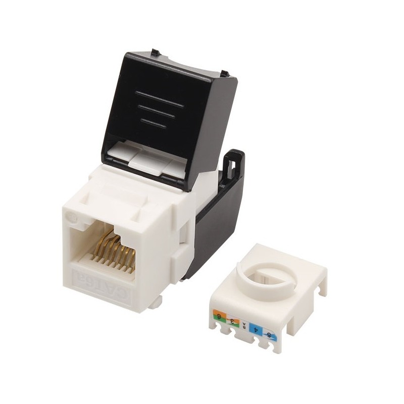 Comprar Conector RJ-45 Hembra CAT 6A UTP Tipo 3M 180º Keystone ...