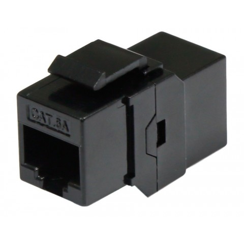 Adaptador RJ-45 H-H CAT6A UTP para panel tipo Keys