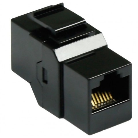 Adaptador RJ-45 H-H CAT6A UTP para panel tipo Keystone