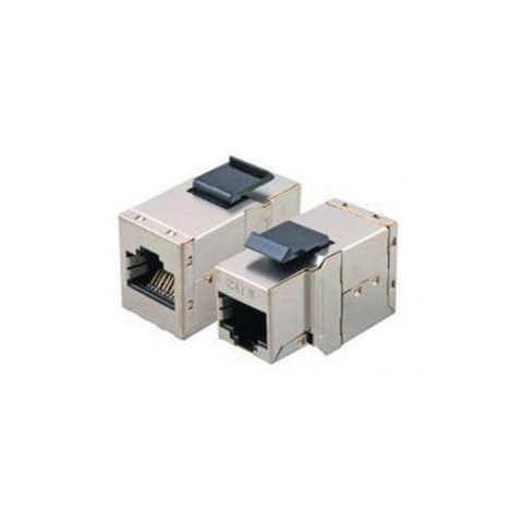 Adaptador RJ-45 H-H CAT6A FTP para panel