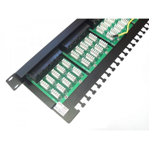 Patch Panel 50 puertos Cat 3 Telefonia
